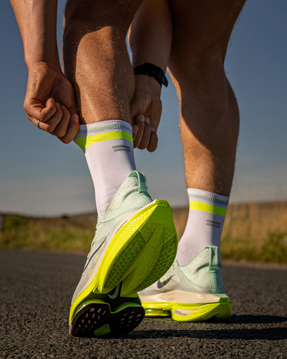 SHYU racing socks - white | mint | volt