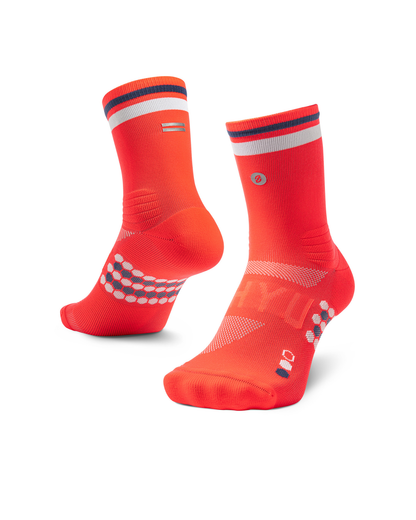 SHYU racing socks - poppy | white | pencil