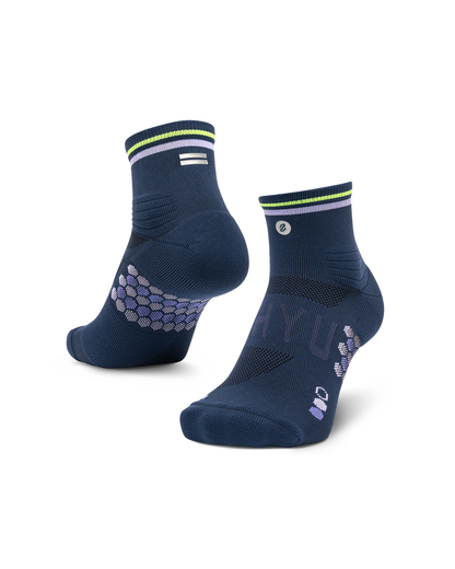 SHYU racing socks - midnight | mauve | neon