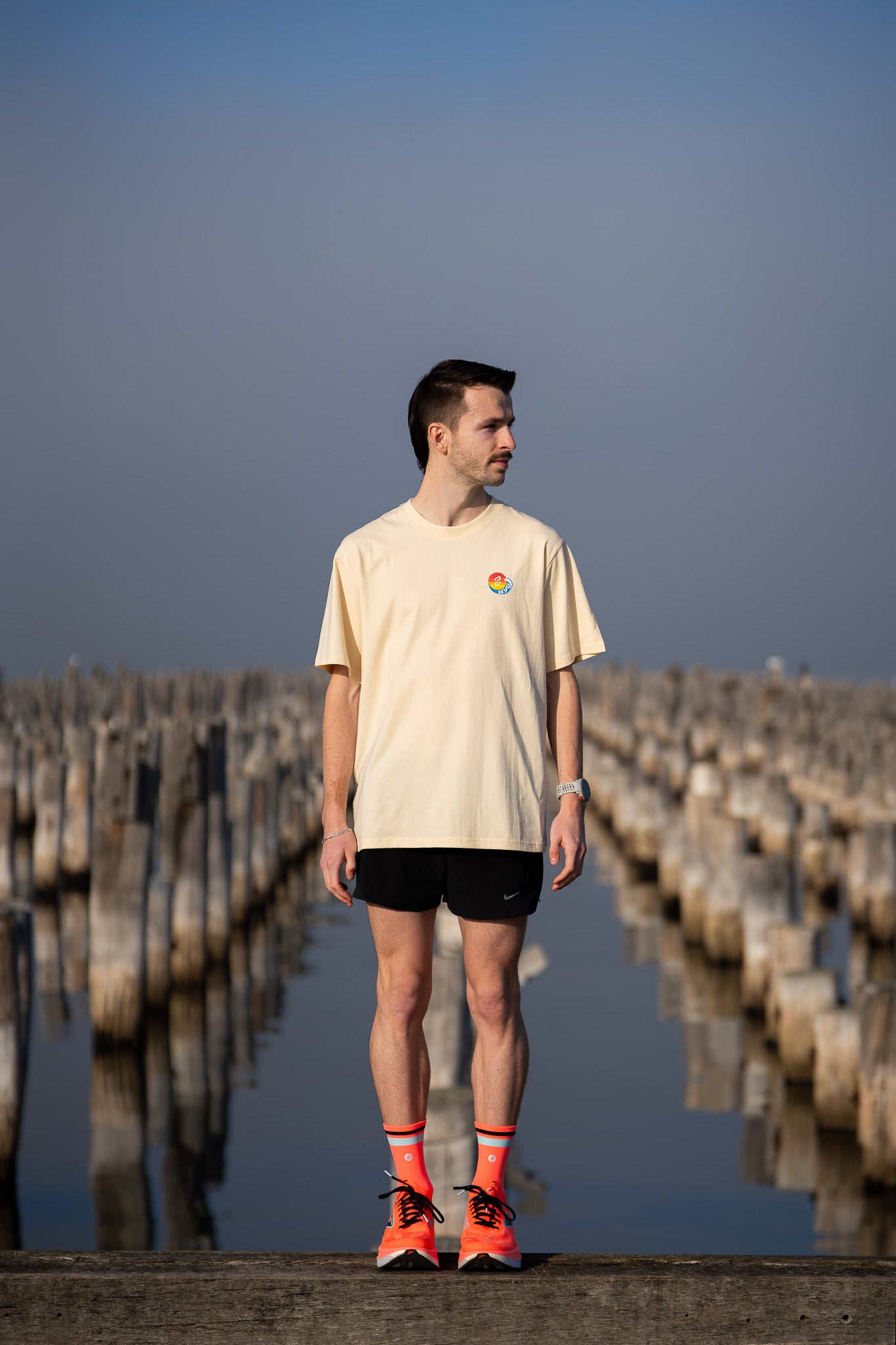 SHYU x Itahara Art t-shirt - 'Thanks for Running'