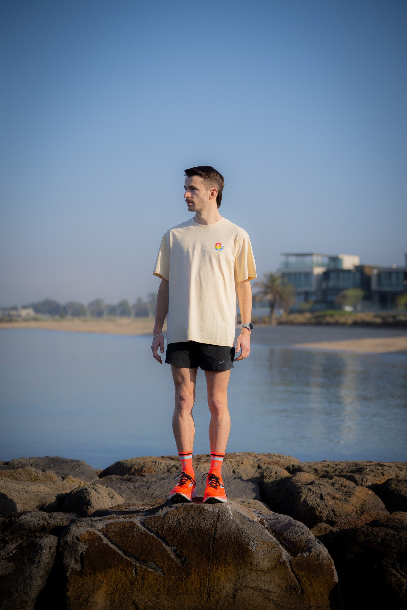 SHYU x Itahara Art t-shirt - 'Thanks for Running'