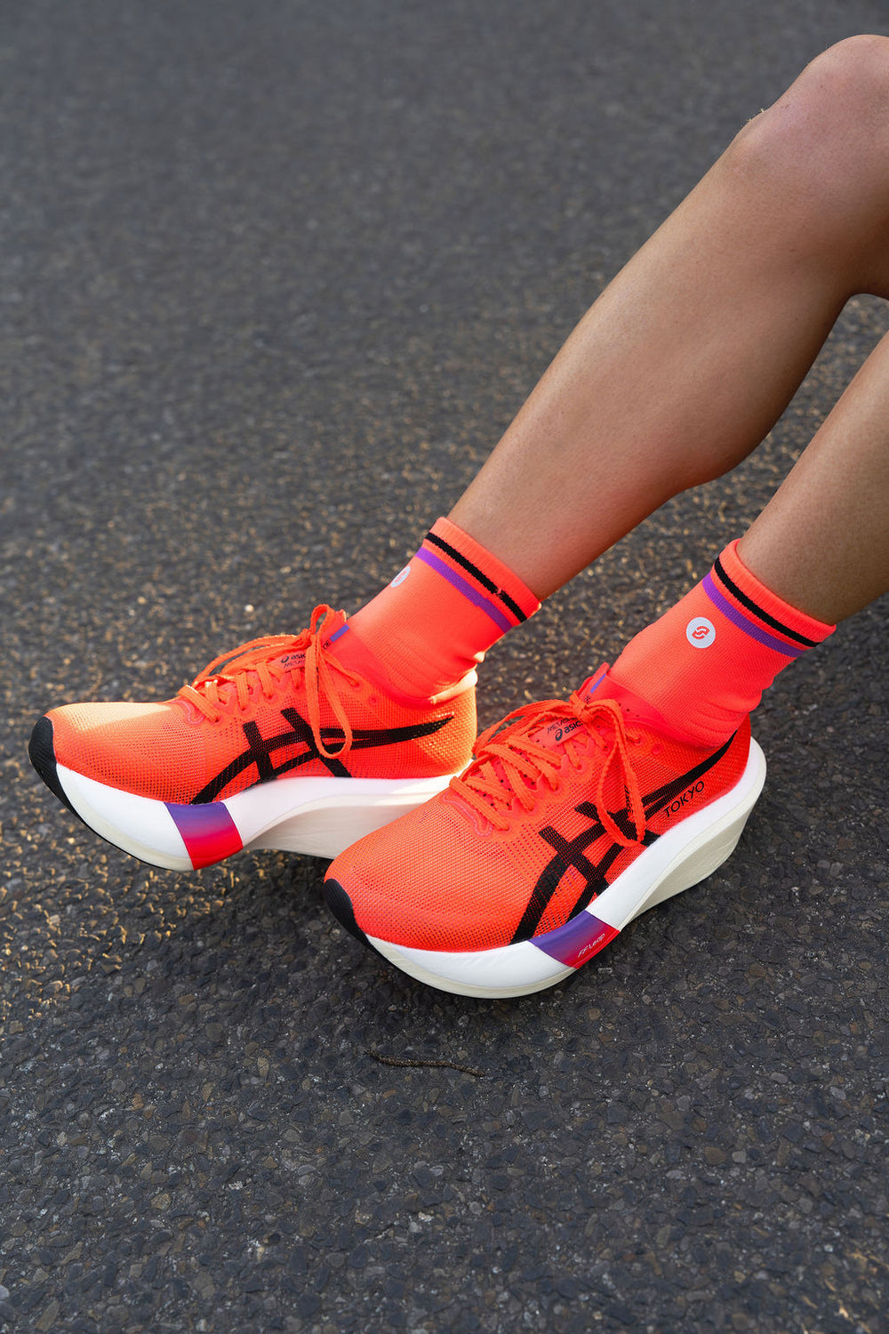 SHYU racing socks - taiyo | purple | black