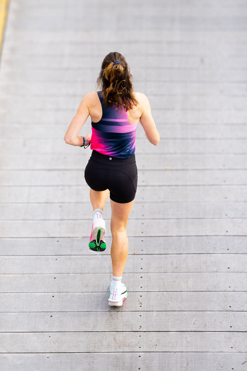 SHYU racing socks - foam | pink | green