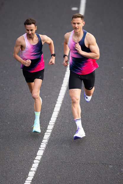 SHYU racing socks - white | lavender | magenta
