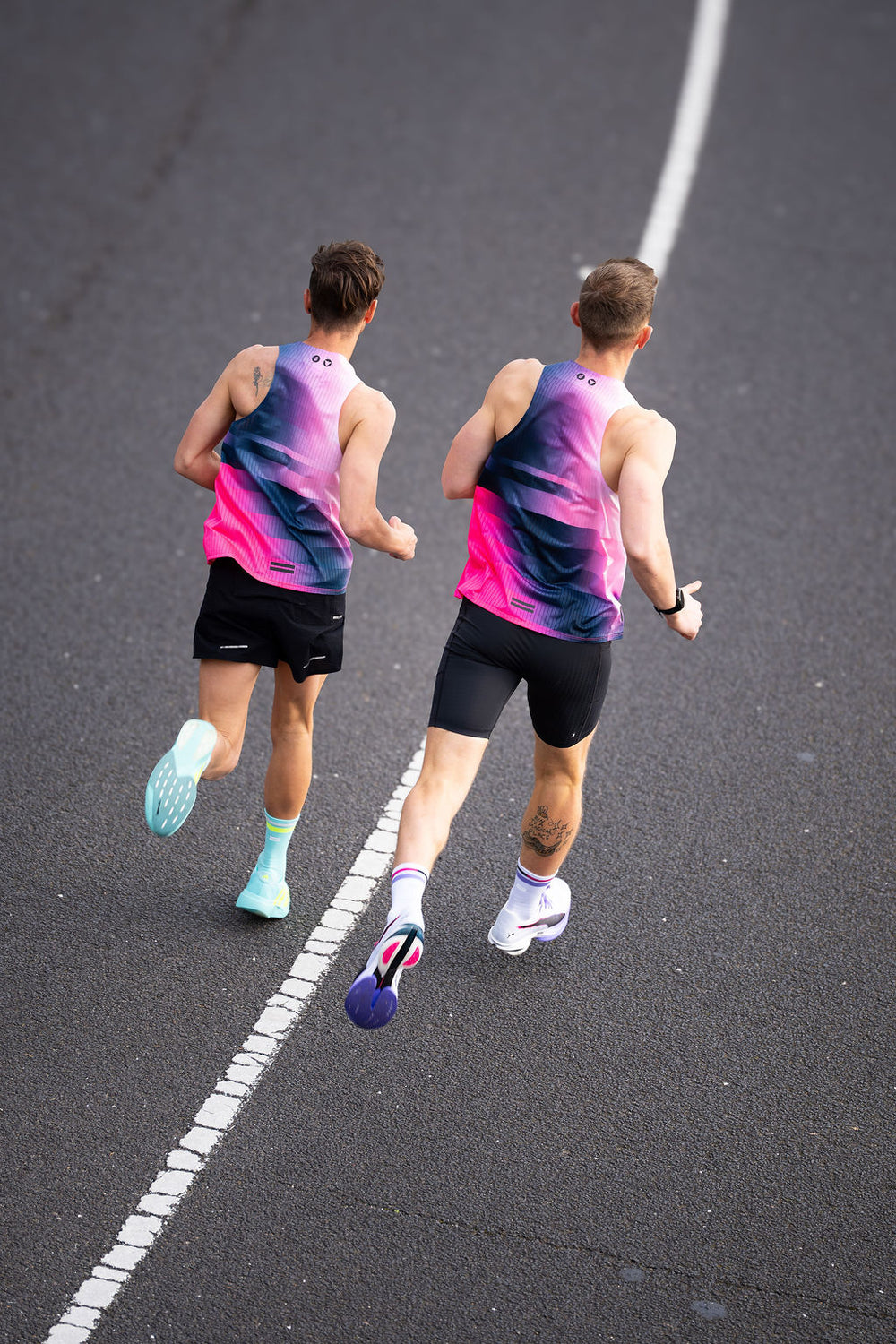 SHYU racing socks -  electric | volt | white