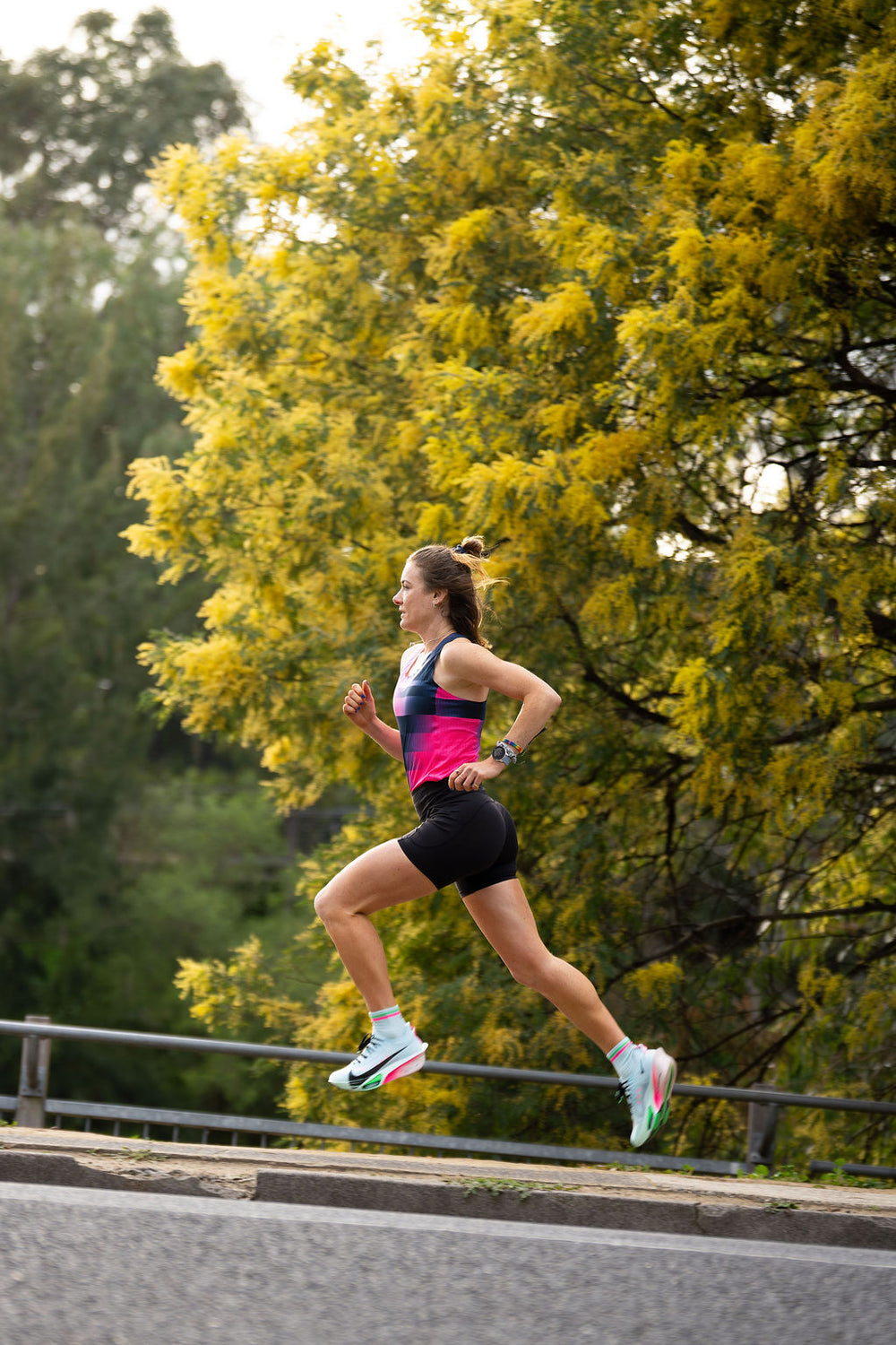 SHYU racing socks - foam | pink | green