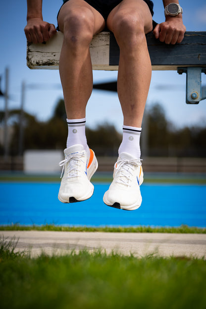 SHYU racing socks - white | grey | black