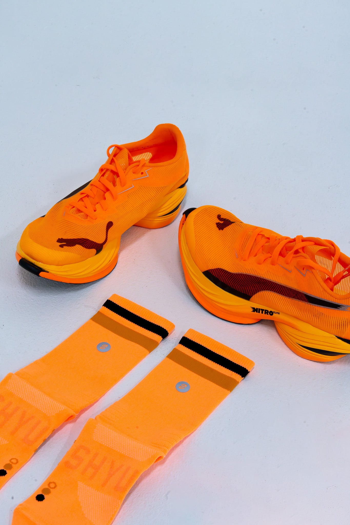 SHYU racing socks - orange | pumpkin | black