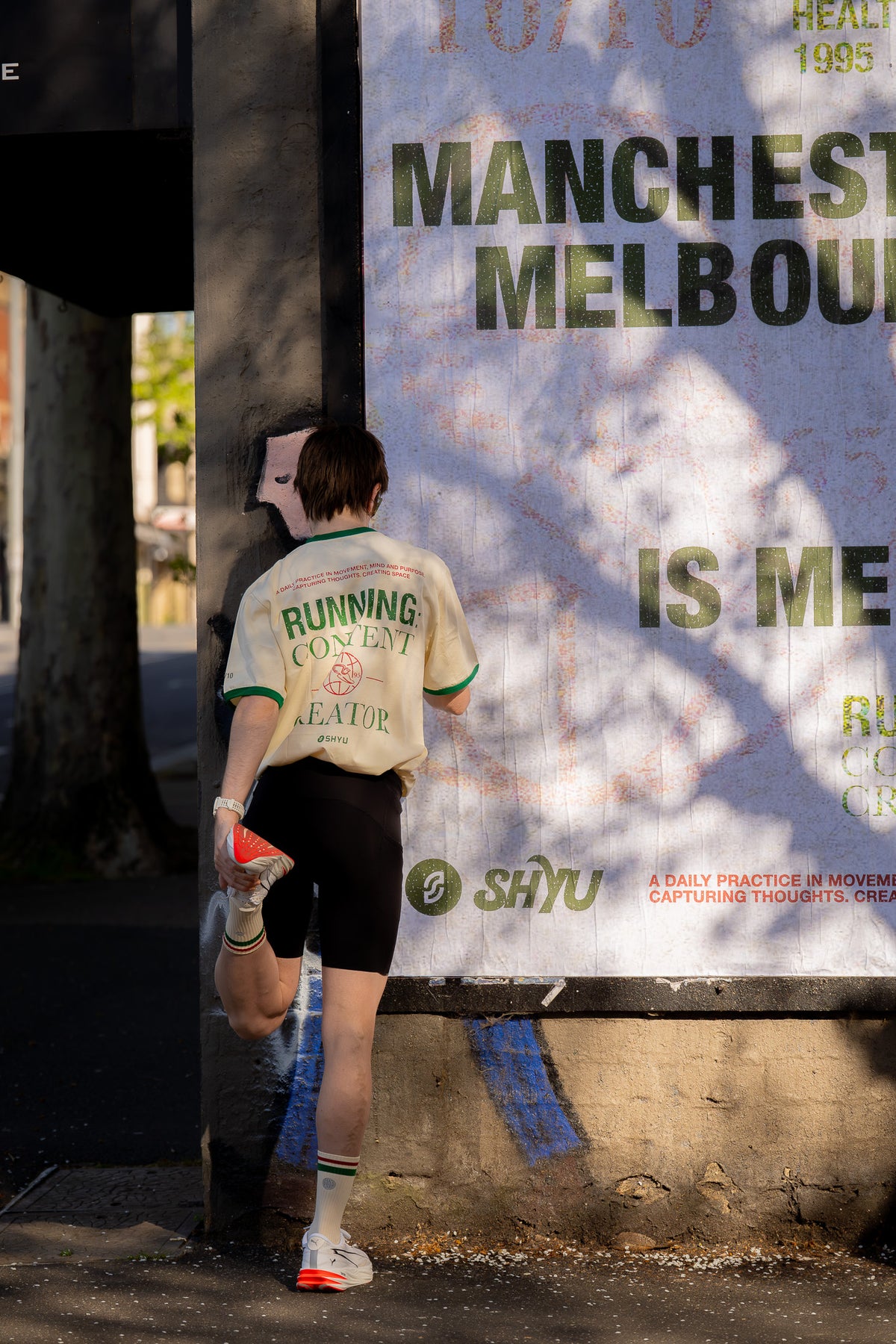 World Mental Health Day t-shirt - 'Running: Content Creator'
