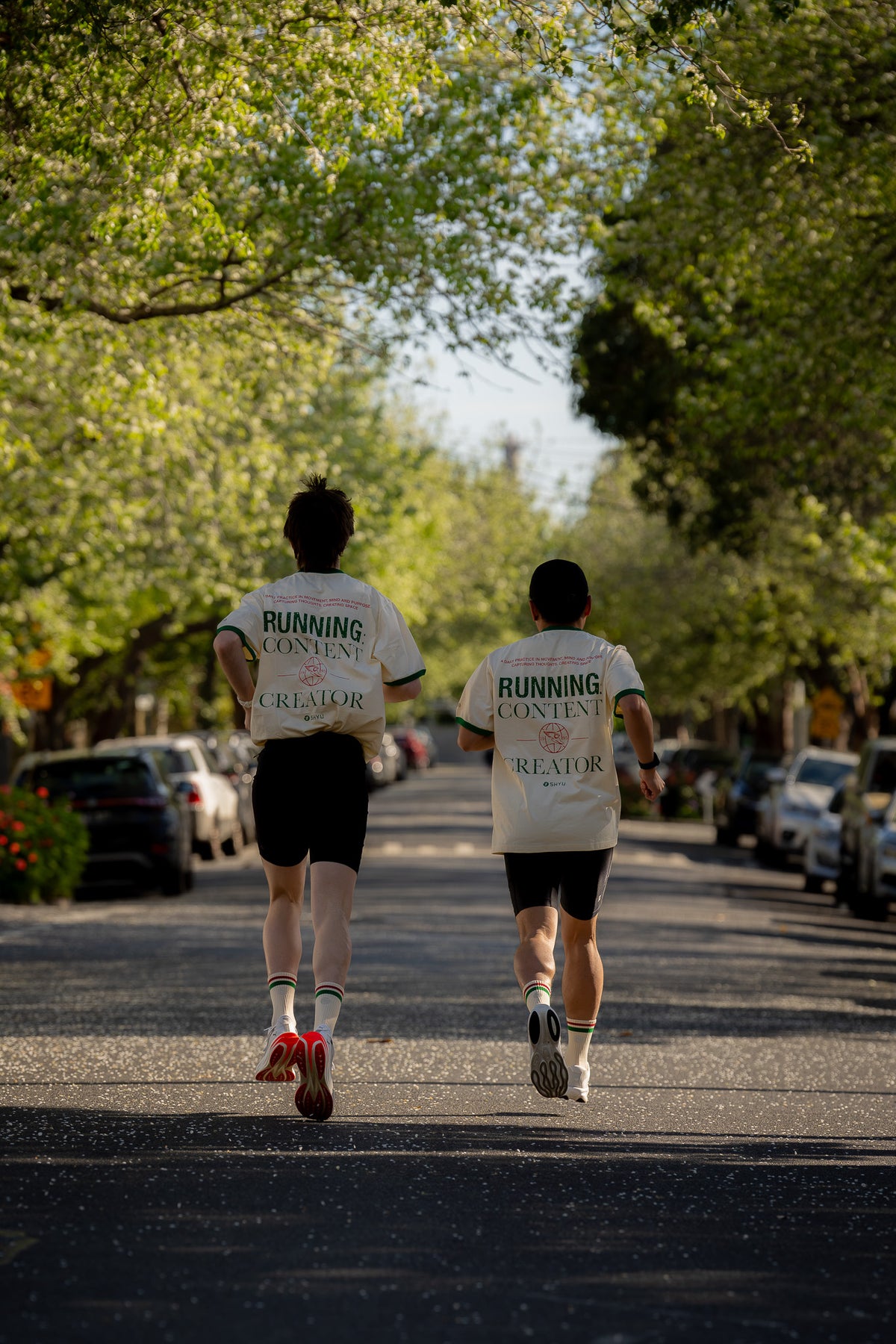 World Mental Health Day t-shirt - 'Running: Content Creator'