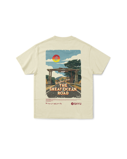 SHYU x Itahara Art t-shirt - 'Thanks for Running'