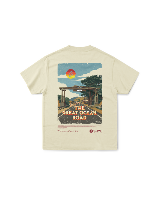 SHYU x Itahara Art t-shirt - 'Thanks for Running'