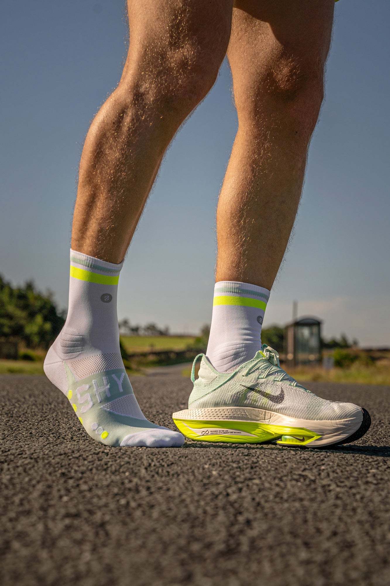 Nike mint running socks