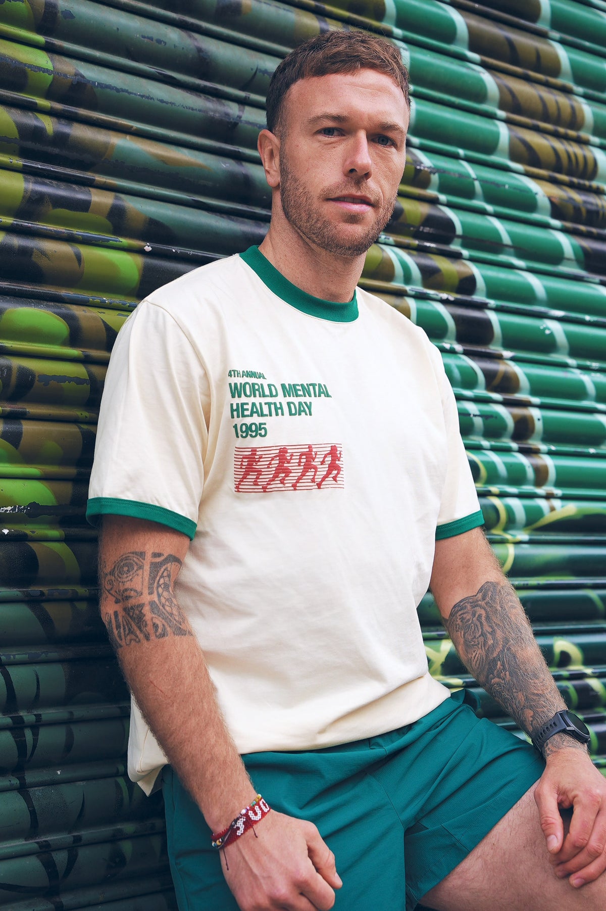 World Mental Health Day t-shirt - 'Running: Content Creator'