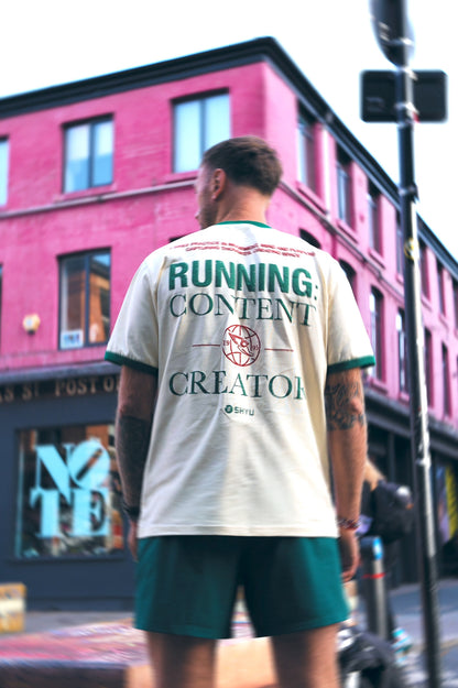 World Mental Health Day t-shirt - 'Running: Content Creator'