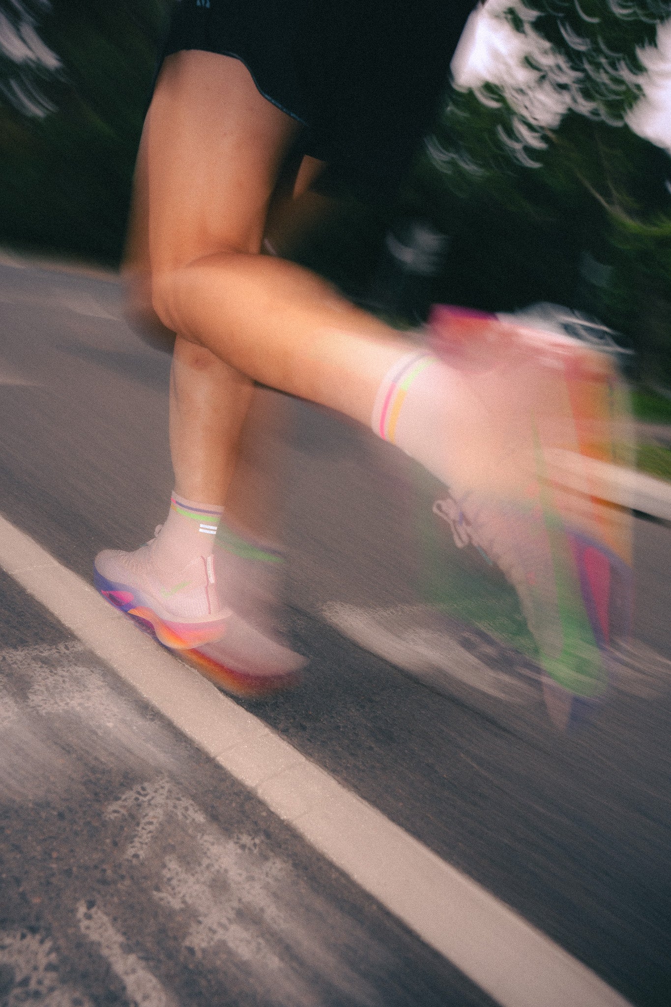 SHYU racing socks - goat | sunrise | peacock