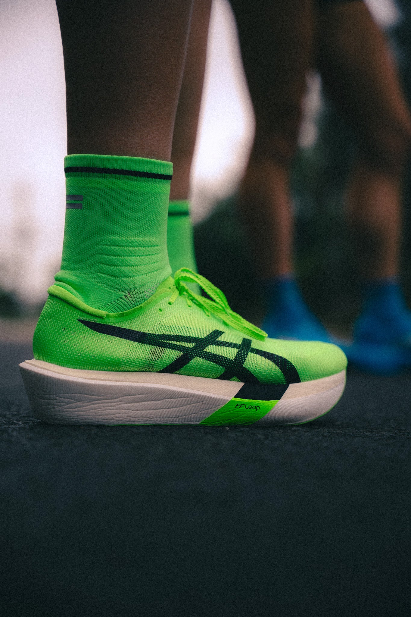 SHYU racing socks - acid | green | black