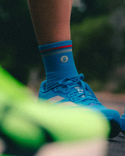 SHYU racing socks -  sapphire | chrome | red