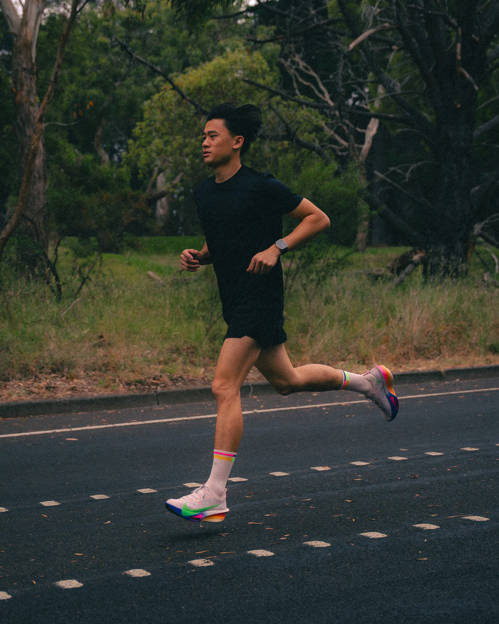 SHYU racing socks - goat | sunrise | peacock