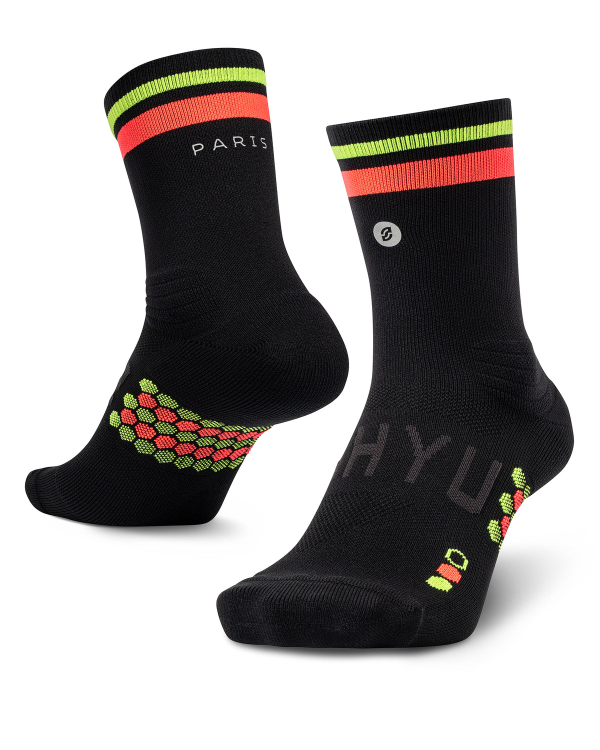 SHYU racing socks - black | red | neon