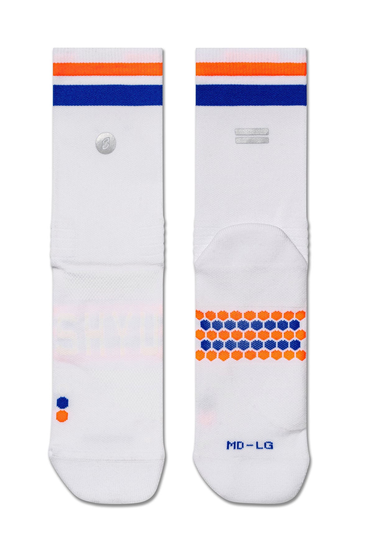 SHYU racing socks - white | blue | orange