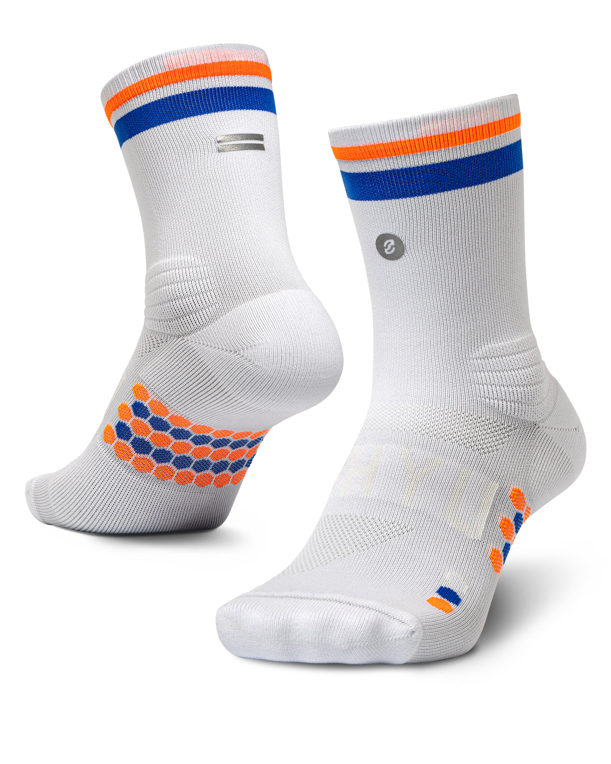 SHYU racing socks - white | blue | orange