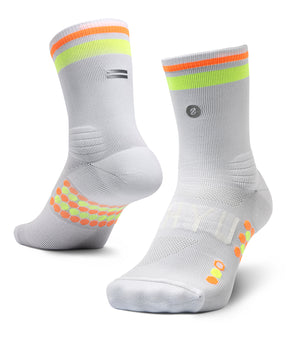 SHYU racing socks -  white | lime | mango