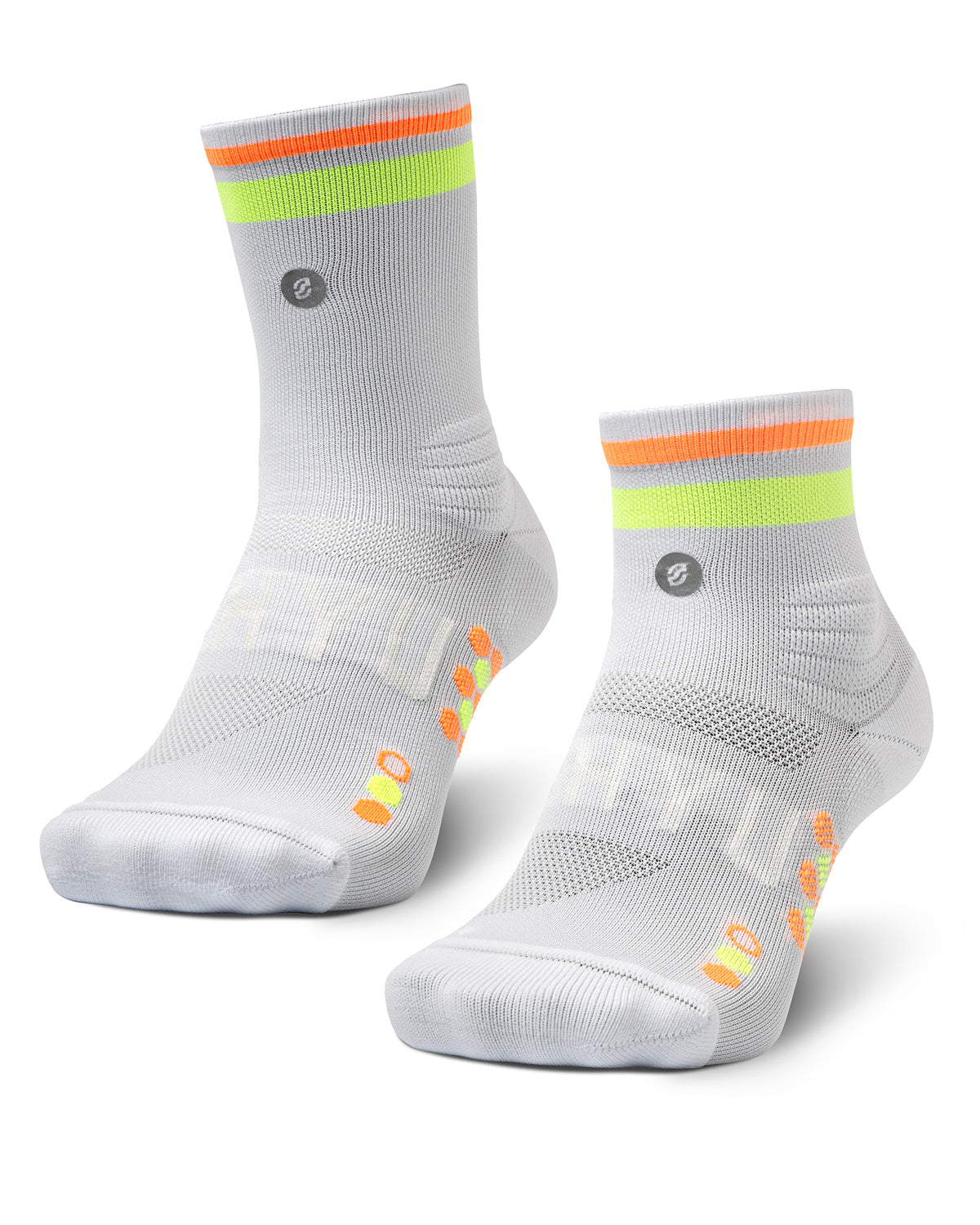 SHYU racing socks -  white | lime | mango