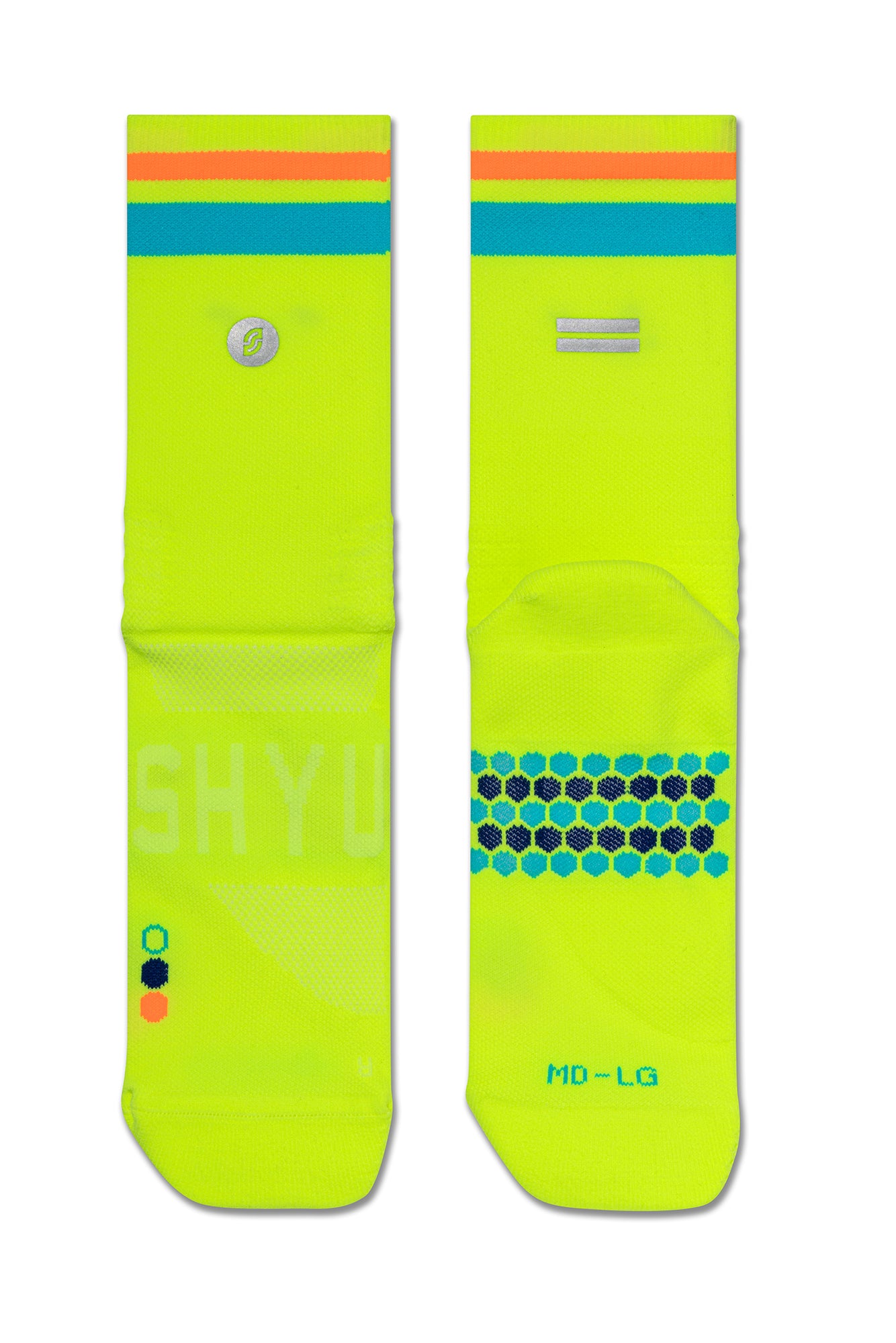 SHYU racing socks - volt | pacific | orange