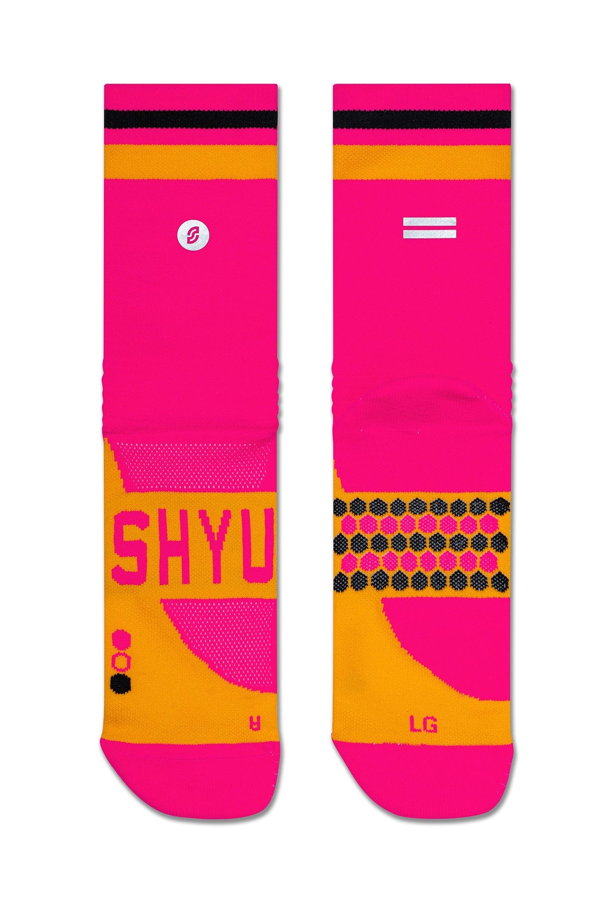 SHYU racing socks - pink | orange | black (small sizes)