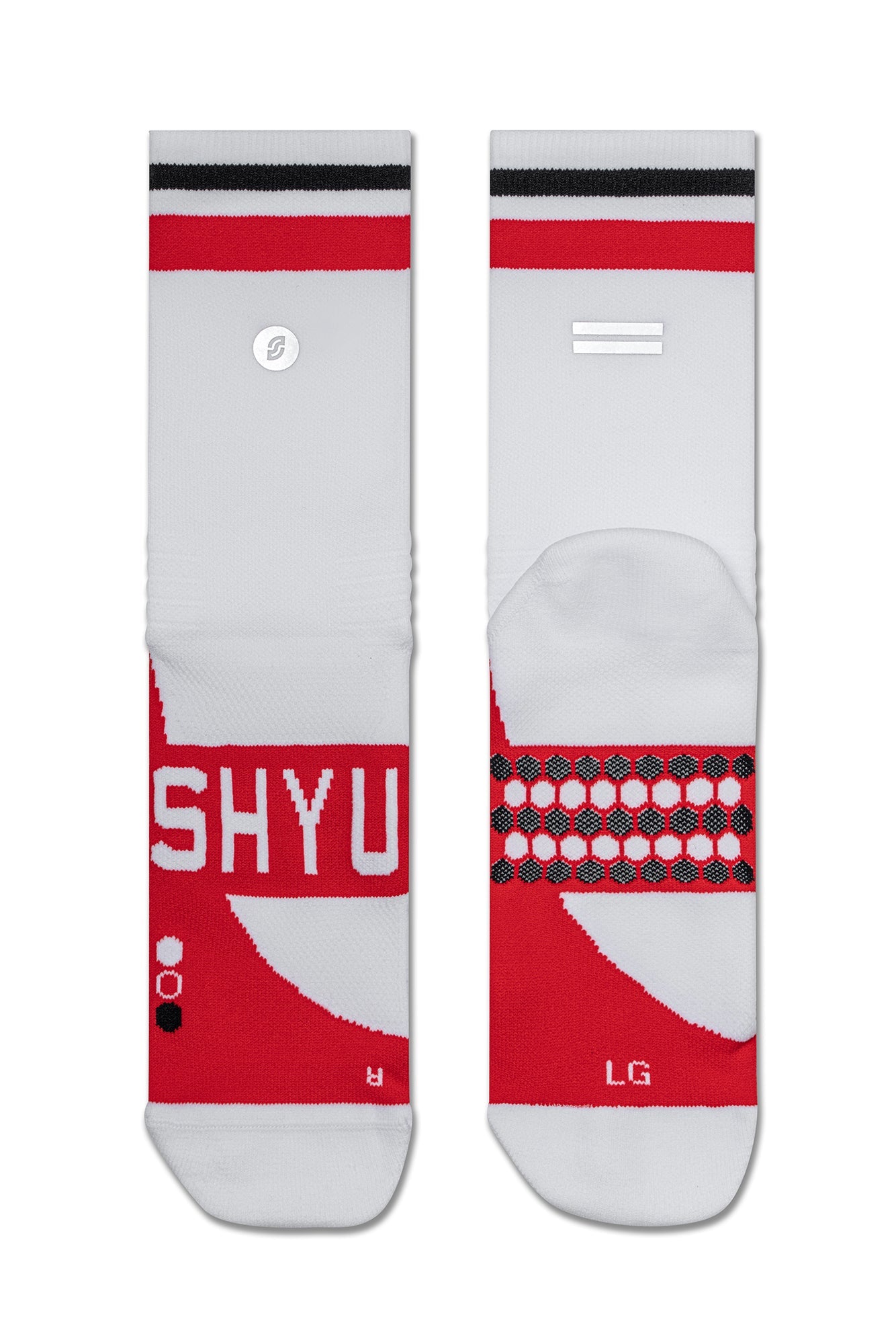 SHYU racing socks - white | red | black (small only)