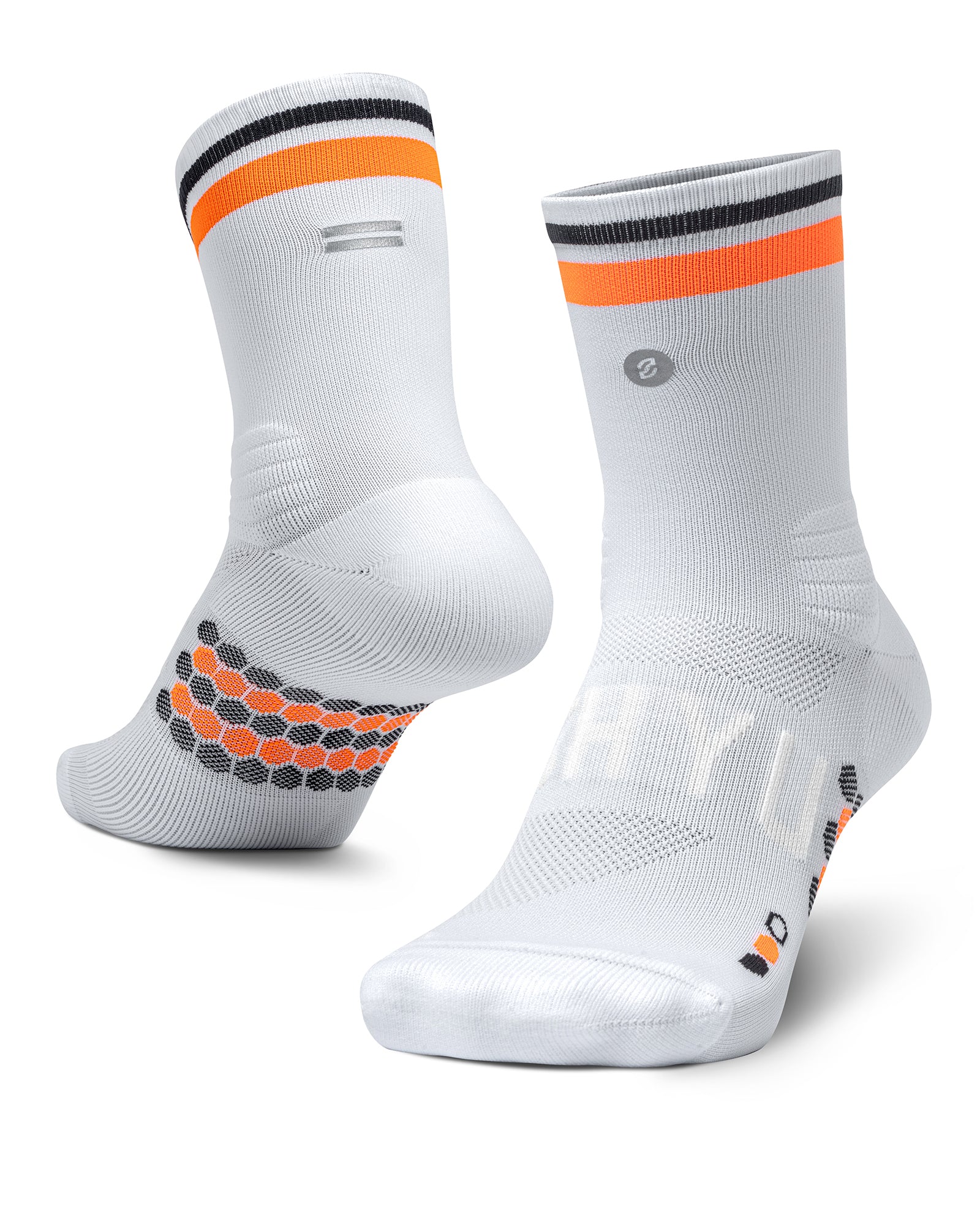 SHYU racing socks - white | orange | black