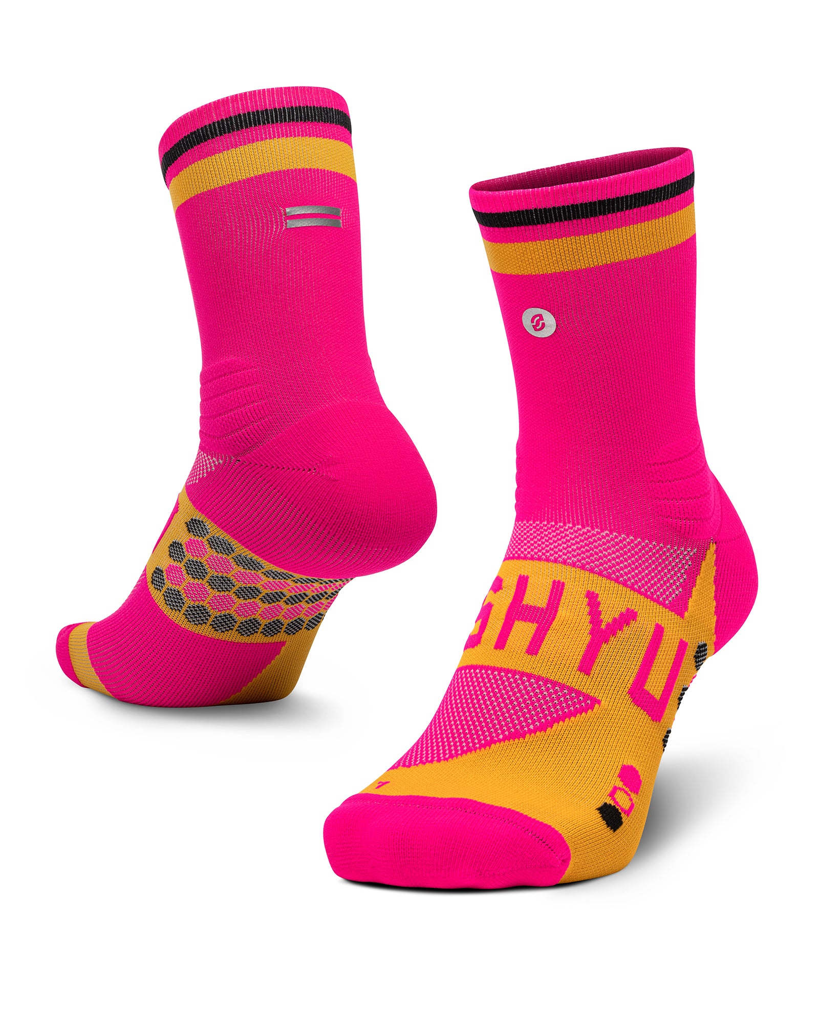 SHYU racing socks - pink | orange | black