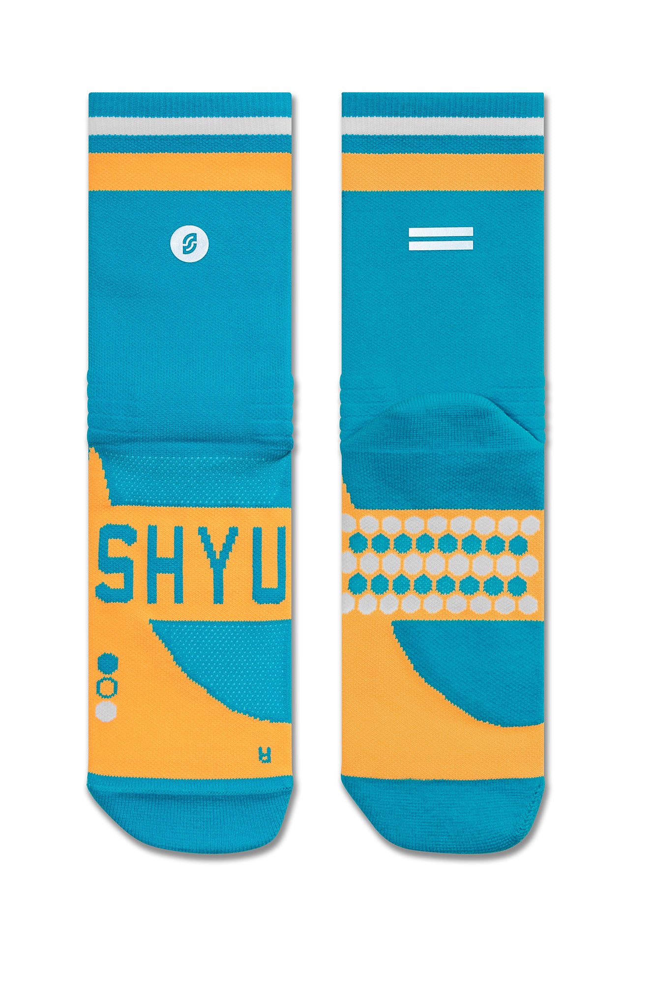 SHYU racing socks - blue | orange | white