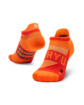 SHYU racing socks - orange | crimson | black