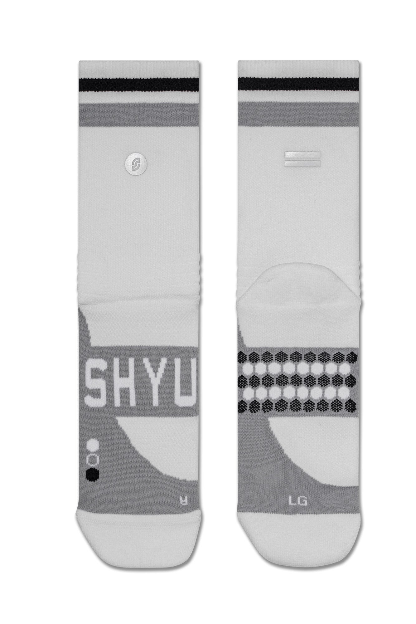 SHYU racing socks - white | grey | black